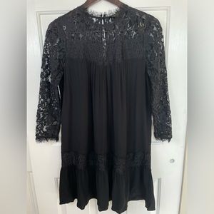 Juicy Couture‎ Black Label Medium Babydoll Lace Flare Lined Party Dress Women’s